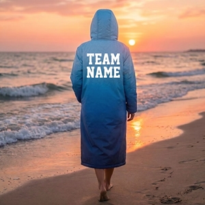 Manteaux personnalisés pour hommes pour la plongée, le surf, la natation, imperméables, à séchage rapide, chauds, avec doublure en polaire Sherpa, parka de natation d'équipe - Product Image 6