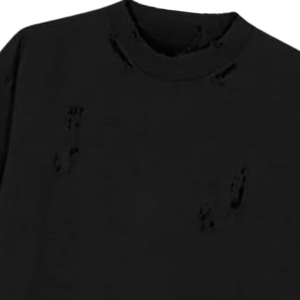 Camiseta Personalizada con Efecto Desgastado, Fabricación Directa de Fábrica OEM/ODM, Alta Calidad, Suave, Cómoda, Transpirable, Estilo Vintage, Ropa Casual de Moda Urbana - Product Image 4