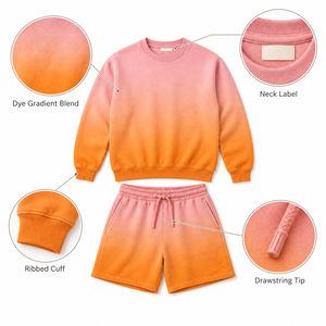Ensemble sweat-shirt et short pour homme, streetwear tendance au look moderne et épuré, idéal pour se détendre, s'entraîner et les occasions décontractées, coupe confortable. - Product Image 5