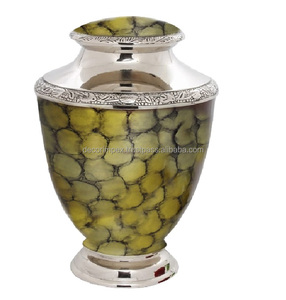 Durable Quality Lightweight Urn Classic American Style Metal Funeral Urn for Ashes for Honoring Memories <b>Memorial</b> Urn - Product Image 2