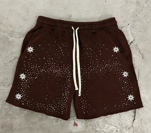 Shorts Glory Custom Sun Fade Rhinestone à cordon de serrage, qualité supérieure, tissu 100% coton, pour un usage décontracté, unisexe. - Product Image 5