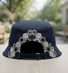 Fabricant OEM/ODM – Vente en gros de chapeaux bob brodés en toile unisexe, style japonais et coréen, pour l'extérieur et la plage, avec logo personnalisé, toutes saisons - Product Image 2