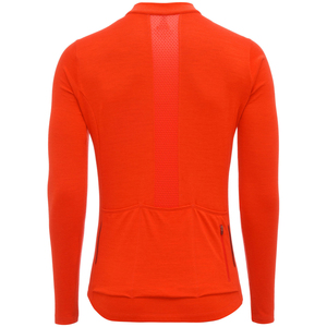 Jersey de Ciclismo de Manga Larga Verde 100% Poliéster, Diseño de Fabricación Propia, Cuello Alto con Cierre Completo, Ropa de Alto Rendimiento - Product Image 6