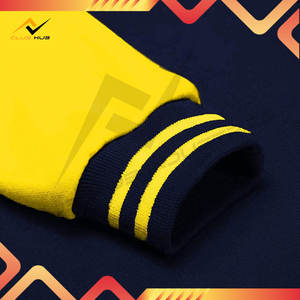 Chaqueta Varsity de Invierno Personalizada de Alta Calidad para Hombre, Lona Lisa, Algodón, Lana, Estilo Urbano - Product Image 5