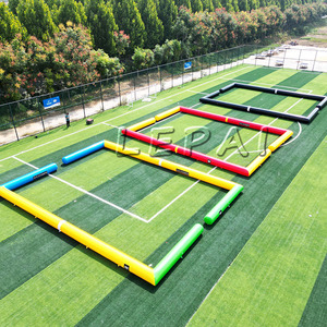 Terrain de football gonflable commercial en PVC 3v3 <span class=keywords><strong>pour</strong></span> la rue, arène sportive gonflable, terrain de football <span class=keywords><strong>pour</strong></span> les fêtes d'enfants, vente chaude - Product Image 3