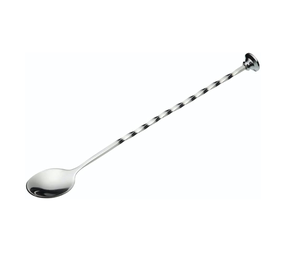 Stainless Steel Cocktail Stirrer Spoon Silver/Copper/Brass/Black Matte Color 4 Pieces <b>Twisted</b> Handle <b>Bar</b> Spoon - Product Image 2