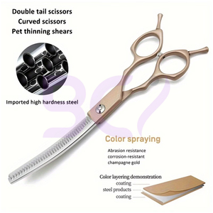 Tijeras de Peluquería de Acero Inoxidable de Alta Calidad, Ecológicas, Diseño Ergonómico, Ligeras, Modernas, para Barberos - Product Image 3