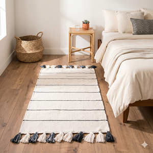 Hot Sale Rug Bohemian Handmade Outdoor Indoor Camping Carpet For Beach Travel Hiking Garden Use Boho Tassels Rugs 2x3 - Product Image 1
