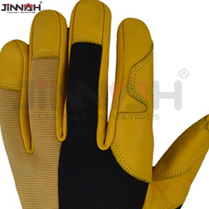 ถุงมือช่างหนังแกะปลอดภัยทนทานต่อแรงกระแทก - Product Image 5