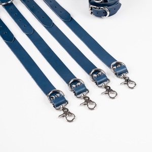 Custom Logo Genuine <b>Leather</b> Bed Restraints Strap Set Adjustable <b>Wrist</b> Ankle <b>Cuffs</b> Adult Products RTTS-0116 - Product Image 5
