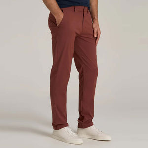Pantalones chinos slim fit para hombre, de algodón elástico, informales para negocios, pantalones de oficina de primera calidad, pantalones chinos slim fit para hombre, pantalones casuales. - Product Image 6