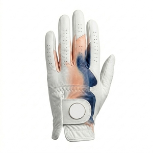 Gant de golf en cuir Cabretta personnalisé pour la main gauche, adhérence supérieure, logo personnalisé, OEM, ODM, fournisseur d'usine en gros - Product Image 1