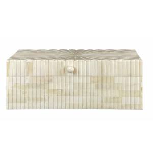 Boîte à bijoux en os sculpté à la main, artisanat indien moderne, avec couvercle, peinte à la main, haute qualité, vente en gros disponible - Product Image 2