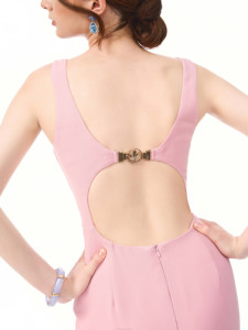 Abito Midi BLUSH CORSET - Vestito in Crepe Intrecciato a Vita Naturale, Ideale per le Vacanze, Collezione SUMMER DAWN, Marca Locale Vietnamita - Product Image 5