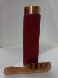 Bouteille en cuivre indien écologique pour la cuisine et la table Bouteilles d'eau en métal pur cuivre - Product Image 5