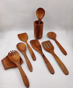Elegant Style Natural Acacia Wooden kitchenware Serving & Cooking <b>Tools</b> Kitchenware Dinnerware tableware <b>Gadgets</b> Utensil - Product Image 1