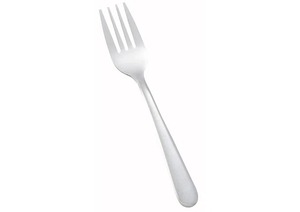 Fourchette à dîner en acier inoxydable, finition miroir, design simple, couverts - Product Image 2