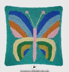 Funda de cojín boho con diseño de mechones de Indian Textiles H/L, cojín decorativo tejido a mano, cojín boho de lujo, muy vendido. - Product Image 1