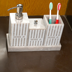 Top rated resin vanity bathroom <b>set</b> by NEHA ENTERPRISES stylish home decor accessories for bathroom countertop - Product Image 1