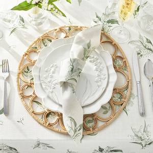 Set de table en rotin de style bohème écologique, réutilisable et non toxique, tissé à la main, épaisseur personnalisée 10 mm, vaisselle fabriquée au Vietnam - Product Image 5