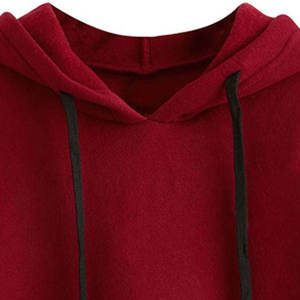 Sudadera con capucha personalizada con logo Street Sear para mujer, transpirable y ajustable, sudadera corta informal para chicas - Product Image 3