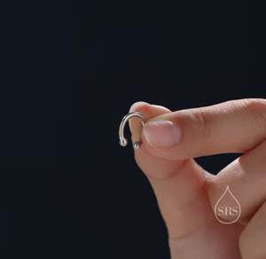 Manchette d'oreille sans perçage en argent sterling, argent, or ou or rose, simple - Product Image 5