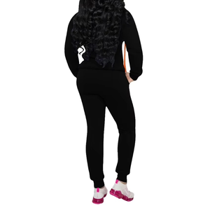 Conjunto de Dos Piezas Deportivo Casual para Mujer, Chaqueta de Forro Polar con Cierre y Capucha, Pantalones de Yoga, Otoño Invierno - Product Image 2