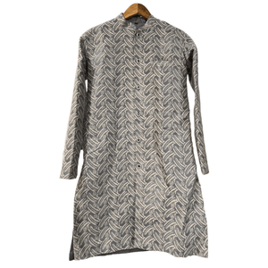 TRENDING JACQUARD ESTAMPADO HOMBRE CALZADO KURTA CON PAYJAMA RAMA - Product Image 3