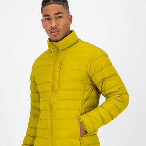 Chaqueta de Invierno Casual de Alta Calidad para Hombre, Chaqueta Acolchada con Logotipo Personalizado, Chaqueta Gruesa y Cálida con Cuello Alto y Cremallera - Product Image 4