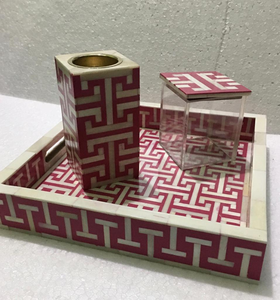 Brûleur à Bakhoor en bois et acrylique avec plateau, qualité supérieure, Mabkhars Incense Bakhoor par Decor World Expo - Product Image 5