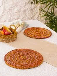 Sustainable Handmade Seagrass Placemat Eco Friendly Dining Table Mat Boho <b>Rustic</b> Style - Product Image 4