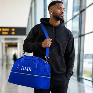 Bolsa de Viaje/Gimnasio Ligera y Resistente al Agua con Correa Desmontable, para Ropa Masónica Griega y Accesorios de Fraternidad - Product Image 2