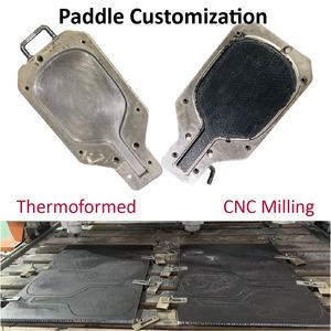 Chine nouveauté personnalisé odm usapa nid d'abeille en fibre de carbone texturé graphite pickleball pagaie - Product Image 2