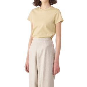 Camisetas de Verano para Mujer, Tallas Grandes, Premium, Casuales, Transpirables, de Color Sólido, Manga Corta, con Logotipo Bordado, Teñido Liso, Venta al Por Mayor - Product Image 2