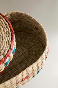 Charming Oval Woven Seagrass Toilet <b>Paper</b> Holder Handmade Natural Rattan Bathroom Organizer - Product Image 5