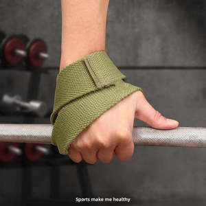 OEM Figure 8 Lifting Straps Manufacturer for Gym Fitness and Deadlift Training Custom Logo Figure 8 Straps for Powerlifting Gym - Product Image 4