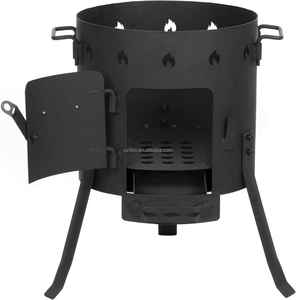 Table de foyer extérieur moderne Skies Trader au gaz naturel avec écran anti-étincelles, chauffage 10000-14999 BTU pour barbecue de jardin - Product Image 6