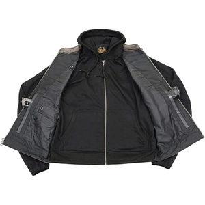 Chaleco de cuero genuino personalizado para hombre, con diseño de calavera en relieve, para motociclistas, con cremallera, para montar en moto. - Product Image 5
