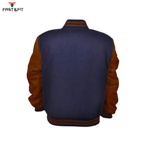 Chaquetas Varsity de Fútbol Americano Personalizadas para Hombre - Lona 100% Algodón, Resistentes al Viento y Transpirables - Product Image 6