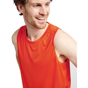 Camiseta Deportiva de Tirantes para Hombre, Precio de Fábrica, Absorbe la Humedad, Sin Mangas, para Gimnasio, Entrenamiento, Correr - Product Image 3