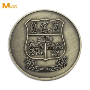 Moneda de desafío metálica personalizada con efecto de logotipo en 3D, Marktex - Product Image 2