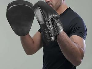 Venta al por mayor, ropa de entrenamiento de boxeo de enfoque de la mejor calidad, 2025 golpes, almohadilla de enfoque de cuero sintético, tasa de fábrica, Material de PU - Product Image 4