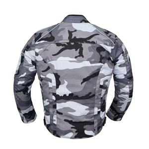 Veste de moto camouflage pour homme, manches longues, coupe-vent, imprimée, en polyester, pour toutes les saisons - Product Image 4