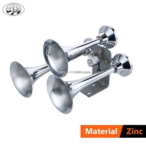 แตรรถไฟเสียงดัง โทนเดียว 12V 24V แตรลมซิงค์แอร์แบบสามแตร - Product Image 4