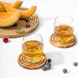 <b>Trivet</b> Natural Color Eco Friendly for Drinks Mat Handcrafted Factory Made Wholesale Luxurious Wooden Table Decorative - Product Image 6