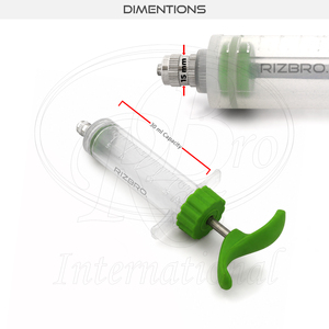 Jeringa Veterinaria de Plástico Reutilizable de 30 ml con Conexión Luer Lock y Graduación, Jeringa Veterinaria de Plástico de Alta Calidad - Product Image 4