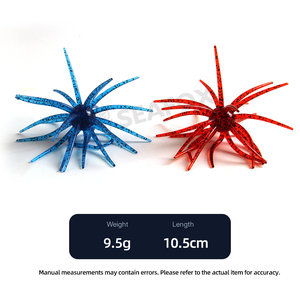 Nuova Esche <span class=keywords><strong>Artificiali</strong></span> Galleggianti in Silicone a Forma di Riccio Marino da 9,5g per la Pesca di Spigole, Trote, in Acqua Salata e Dolce - Product Image 2