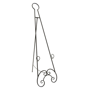 Premium Black Metal Painting <b>Easel</b> Stand with Adjustable Height for Home Decor and Photo Display Floor <b>Easel</b> - Product Image 5