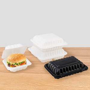 Hot product 2026 Factory clamshell Take Out Food <b>Containers</b> to Go Boxes Restaurant MFPP 1 -2 Compartments Hinged <b>Container</b> - Product Image 4