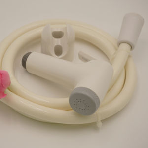 Juego de Ducha Horizontal de Pared con Rociador, de un Solo Orificio, Construcción en ABS Blanco, Moderno, Fácil Instalación - Product Image 4